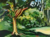 Le Coq Banni (Fr.) 40x50cm acryl op doek € 200,-