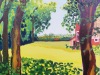 Vanuit_de_achtertuin Schildwolde 40x50acryl op doek